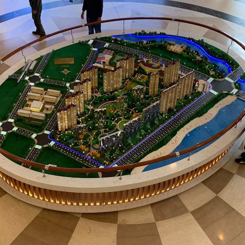 建筑模型引领张家口城市发展